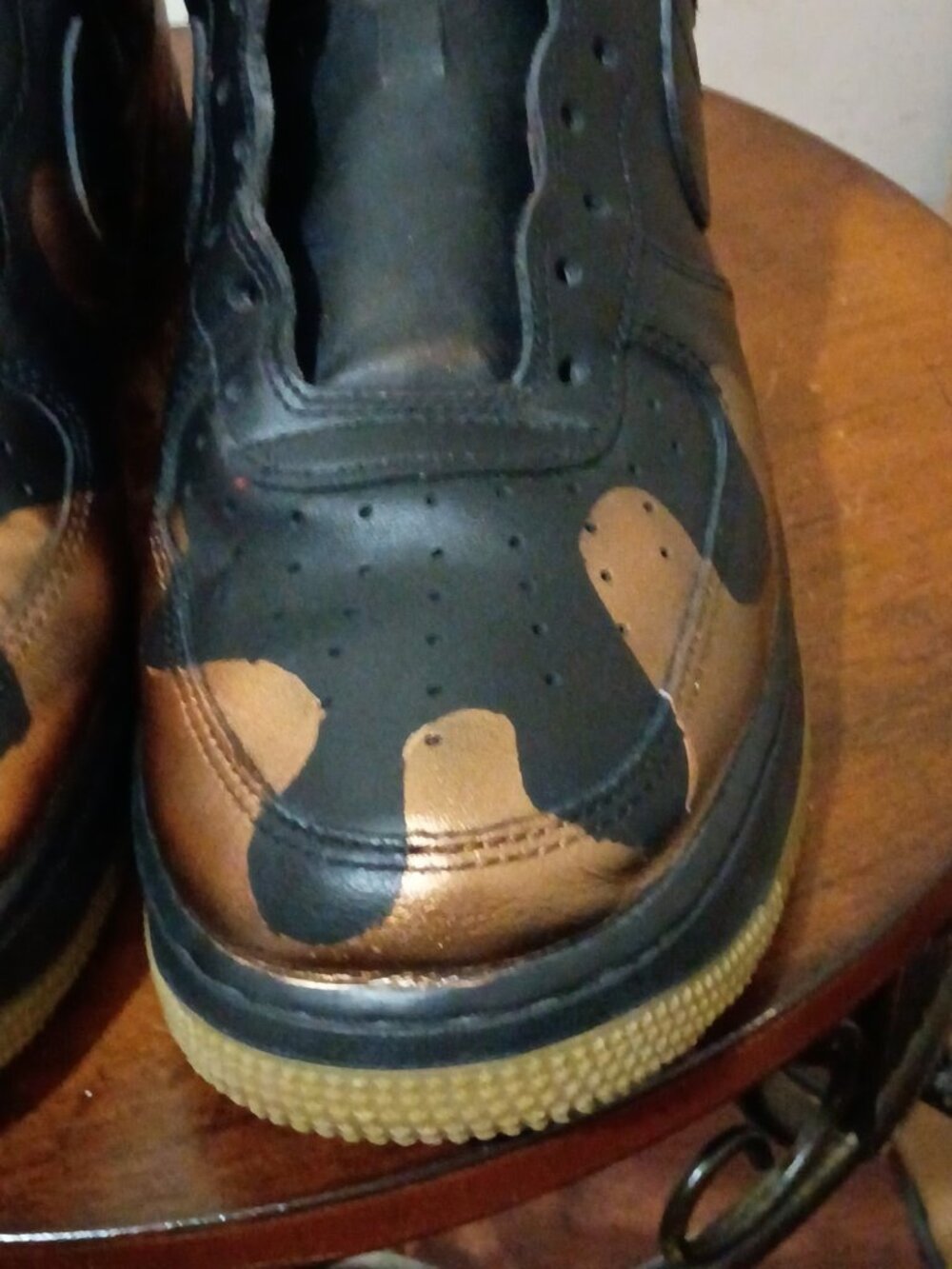 Nike Air Force 1 Low '07 Mens Size 11 Lifestyle Shoes Black Gum 2022 DZ4404-001 - Picture 7 of 13